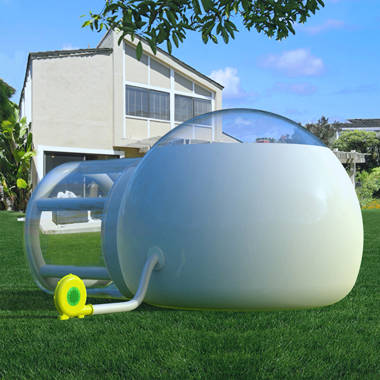 Inflatable bubble outlet tent house